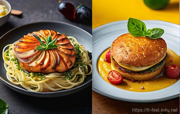 푸드 페스티벌 일정 - Here are three detailed image prompts in English, designed to generate images suitable for a 15+ aud...